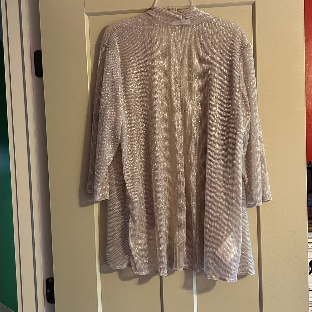 Oleg Cassini Gold Draped Dress - Picture 8 of 9